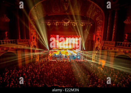 Detroit, Michigan, USA. 12. Juni 2014. DIE FLAMING LIPS durchführen auf 2014-Sommertour an The Fillmore in Detroit, MI am 12. Juni 2014 Credit: Marc Nader/ZUMA Wire/ZUMAPRESS.com/Alamy Live News Stockfoto