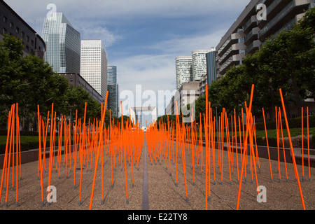 La Défense, Paris, Frankreich. Stockfoto