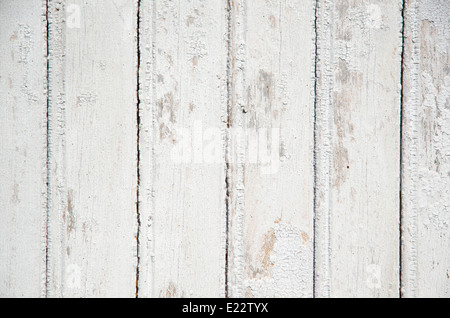 Hintergrund einer alten gemalten weißen Mauer Stockfoto