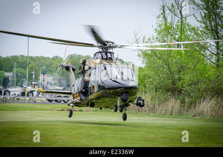 Maryland State Trooper Hubschrauber abheben Stockfoto