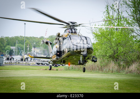 Maryland State Trooper Hubschrauber abheben Stockfoto