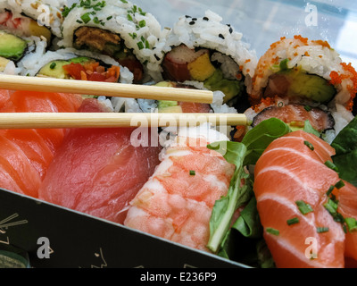 Wasabi Sushi & Bento Restaurant, NYC, USA Stockfoto