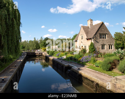 Iffley Lock, Themse, Oxford, UK Stockfoto