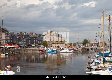 Honfleur, Frankreich. Stockfoto