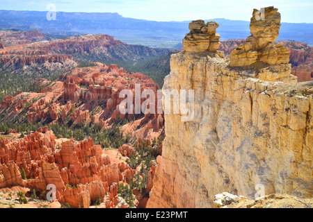 Zeigen Sie am frühen Morgen aus dem Rim Trail am Bryce-Canyon-Nationalpark im Südwesten Utah an Stockfoto