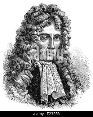 Robert Boyle, 1627-1691, ein irischer Naturphilosoph, Chemiker, Physiker, Stockfoto