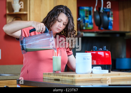 Diät shake Stockfoto