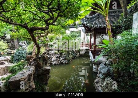 Alten chinesischen Architektur und Gärten Stockfoto