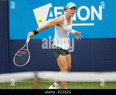 Eastbourne, Vereinigtes Königreich. 15. Juni 2014. Aegon International Samantha Stosur(AUS) Praktiken in Devonshire Park. Bildnachweis: Aktion Plus Sport/Alamy Live-Nachrichten Stockfoto