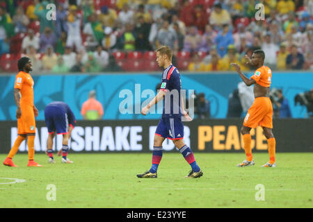 Keisuke Honda (JPN), 14. Juni 2014 - Fußball /Soccer: 2014 FIFA World Cup Brasilien Gruppenspiel - Gruppe C - zwischen Côte d ' Ivoire 2-1 Japan bei Arena Pernambuco, Recife, Brasilien.  (Foto von YUTAKA/AFLO SPORT) [1040] Stockfoto