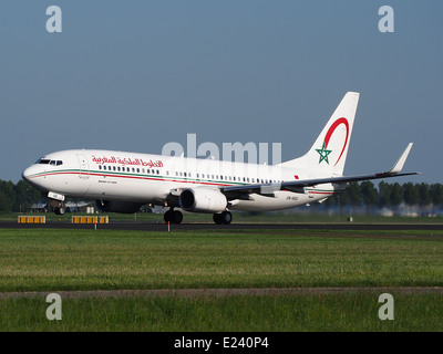 CN-RGG Royal Air Maroc Boeing 737-86N(WL) - Cn 36829 auf dem Flughafen Schiphol (AMS - EHAM), den Niederlanden, 16. Mai 2014, Bild 1 Stockfoto