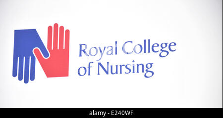 Liverpool UK 15. Juni 2014. RCN - öffnet heute Royal College of Nurses Jahreskongress in Liverpool. Bildnachweis: GeoPic / Alamy Live News Stockfoto