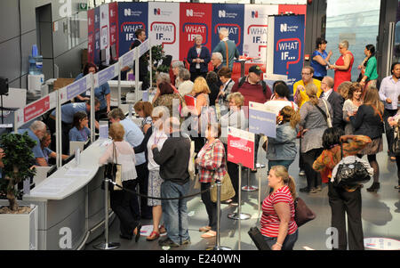 Liverpool UK 15. Juni 2014. RCN - öffnet heute Royal College of Nurses Jahreskongress in Liverpool. Bildnachweis: GeoPic / Alamy Live News Stockfoto