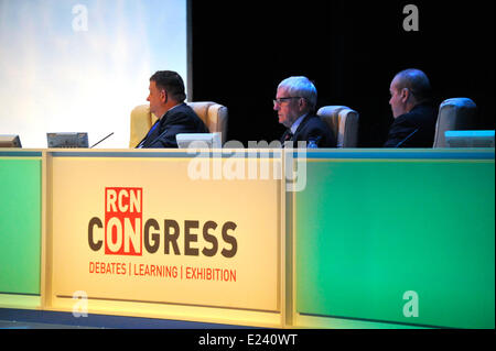 Liverpool UK 15. Juni 2014. RCN - öffnet heute Royal College of Nurses Jahreskongress in Liverpool. Bildnachweis: GeoPic / Alamy Live News Stockfoto