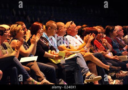 Liverpool UK 15. Juni 2014. RCN - öffnet heute Royal College of Nurses Jahreskongress in Liverpool. Bildnachweis: GeoPic / Alamy Live News Stockfoto