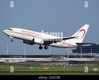 CN-RNM Royal Air Maroc Boeing 737-2B6C auf dem Flughafen Schiphol (AMS - EHAM), den Niederlanden, 16. Mai 2014, Pic-3 Stockfoto