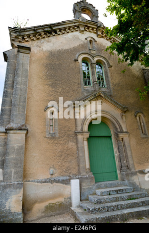 Kirche in Lacoste, Provence, Frankreich Stockfoto
