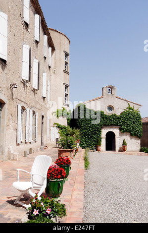 Schloss Villerambert Julien im Minervois Weinregion Frankreichs Stockfoto