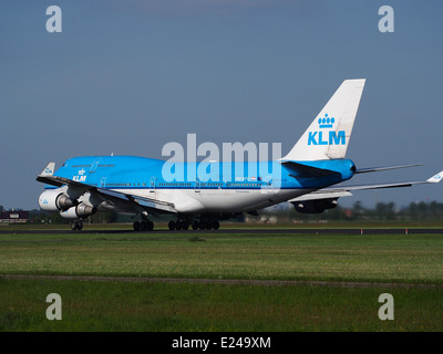 PH-BFV KLM Boeing 747-400 abheben von Schiphol (AMS - EHAM), den Niederlanden, Mai 16. 2014, Bild 2 Stockfoto