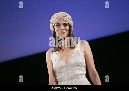 Taormina, Sizilien, Italien. 15. Juni 2014. Valeria Solarino besucht das 60. Taormina Film Fest am 15. Juni 2014 in Taormina, Italien. Bildnachweis: Manuel Romano/NurPhoto/ZUMAPRESS.com/Alamy Live-Nachrichten Stockfoto