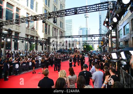 Toronto, Ontario, Kanada. 15. Juni 2014. Ankunft auf der 2014 vergibt MuchMusic Video am MuchMusic HQ am 15. Juni 2014 in Toronto, Kanada. Bildnachweis: Igor Vidyashev/ZUMAPRESS.com/Alamy Live-Nachrichten Stockfoto