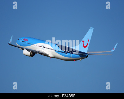 PH-TFC ArkeFly (TUI Airlines Nederland) Boeing 737 - 8K 5 Start vom Schiphol (AMS - EHAM), Niederlande, 18. Mai 2014, Bild 2 Stockfoto