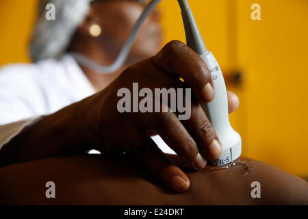 Ein Krankenhaus in Afrika Stockfoto