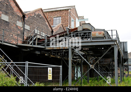 Der alte Lady Victoria Zeche ein tiefes Zeche, die jetzt die Scottish-Bergbau-Museum, in der Nähe von Edinburgh, Schottland. Stockfoto