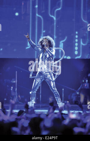 Redfoo Durchführung auf der Bühne während der MTV EMA 2013 im Ziggo Dome.  Mitwirkende: Redfoo wo: Amsterdam, Niederlande bei: 10. November 2013 Stockfoto