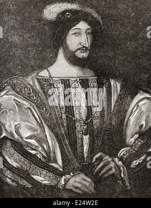 Francis I, 1494 – 1547. König von Frankreich. Stockfoto