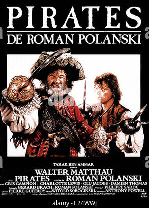 Walter Matthau und Cris Campion im Film '' Piraten '' (1986). Unter der Regie von Roman Polanski.  Mitwirkende: Walter Matthau, Cris Campion wo: Etats-Unis wann: 30. Januar 2013 Stockfoto