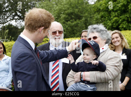 Großbritanniens HRH The Duke of Cambridge, Prinz William und Prinz Harry Hilfe für Helden Recovery Centre in Tedworth House, Wiltshire mit öffnen: Prinz Harry Where: Tidworth, Royaume Uni wenn: 20. Mai 2013 Stockfoto