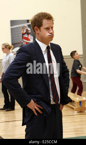 Großbritanniens HRH The Duke of Cambridge, Prinz William und Prinz Harry Hilfe für Helden Recovery Centre in Tedworth House, Wiltshire mit öffnen: Prinz Harry Where: Tidworth, Royaume Uni wenn: 20. Mai 2013 Stockfoto