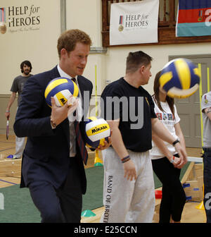 Großbritanniens HRH The Duke of Cambridge, Prinz William und Prinz Harry Hilfe für Helden Recovery Centre in Tedworth House, Wiltshire mit öffnen: Prinz Harry Where: Tidworth, Royaume Uni wenn: 20. Mai 2013 Stockfoto