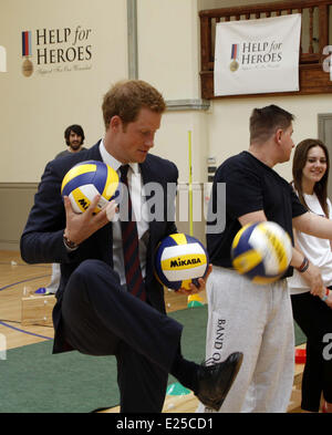 Großbritanniens HRH The Duke of Cambridge, Prinz William und Prinz Harry Hilfe für Helden Recovery Centre in Tedworth House, Wiltshire mit öffnen: Prinz Harry Where: Tidworth, Royaume Uni wenn: 20. Mai 2013 Stockfoto