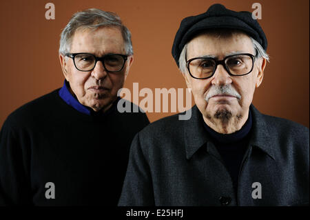 Porträt-Sitzung mit italienischen Regisseure Paolo und Vittorio Tavianni mit: Paolo Tavianni, Vittorio Tavianni wo: Frankreich bei: 12. Februar 2012 Stockfoto