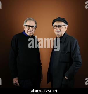 Porträt-Sitzung mit italienischen Regisseure Paolo und Vittorio Tavianni mit: Paolo Tavianni, Vittorio Tavianni wo: Frankreich bei: 12. Februar 2012 Stockfoto