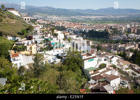 Wohn vorstädtischen Wohngebiet in Granada, Spanien Stockfoto