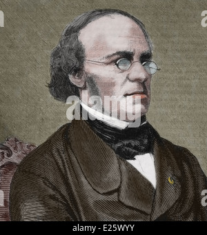 Fromental Halévy (1799 – 1862). Französischer Komponist. L ' Univers Illustré, 1862. Farbige Gravur. Stockfoto