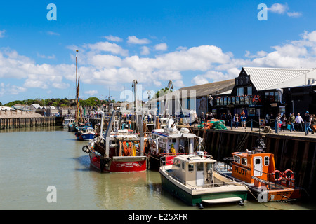 Hafen von Whitstable, Kent, England Stockfoto