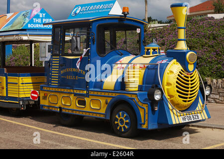 Bournemouth, Dorset, UK. 16. Juni 2014.  Fußball-WM 2014: Bournemouth Belle Landtrain zeigt Flagge für England Credit: Carolyn Jenkins/Alamy Live News Stockfoto