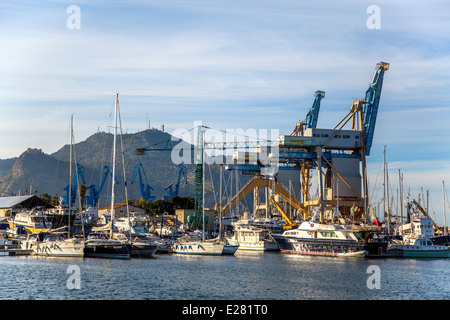 Hafen Cala in Palermo, Italien Stockfoto