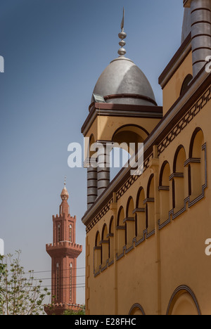 Grab des al-Mahdi (und Minarett der Moschee Khalifa), Omdurman, Sudan Stockfoto