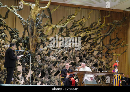 Rom, Italien. 16. Juni 2014. Francis Papst trifft der Diözese Rom, 16. Juni 2014 Credit: wirklich Easy Star/Alamy Live News Stockfoto