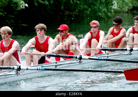 Cambridge kann Unebenheiten, Lady Margaret Boat Club Männer acht Stockfoto