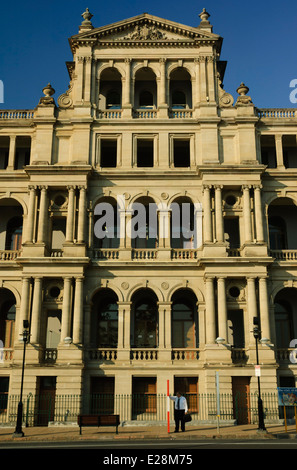 Das beeindruckende Treasury Casino, Brisbane, Queensland, Australien von Brisbane Square Seite Stockfoto