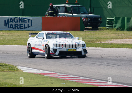 Chevrolet Camaro GT4 PRO, v8-Racing-Team, angetrieben durch VERHEUL Jan Joris (NED) und NOOREN Marcel (NED), der europäischen GT4-Serie Stockfoto