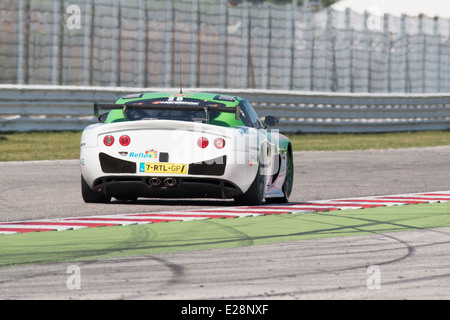 Ginetta G50 PRO des Genesee Reflex Racing Teams, angetrieben von Sekunden Luciano (GBR) und VIVIAN Marcos (ESP), der europäischen GT4-Serie Stockfoto