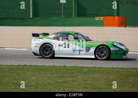 Ginetta G50 PRO des Genesee Reflex Racing Teams, angetrieben von Sekunden Luciano (GBR) und VIVIAN Marcos (ESP), der europäischen GT4-Serie Stockfoto