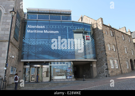 Aberdeen Maritime Museum Schottland juni 2014 Stockfoto